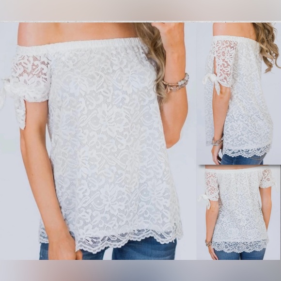 Tops - $3 LACE BLOUSE. SIZE SMALL. $3 IF BUNDLED